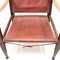 Cognacfarbener Leder Safari Stuhl von Kaare Klint für Ruud Rasmussen, 1960er 14