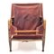 Cognac Leather Safari Chair by Kaare Klint for Ruud Rasmussen, 1960s, Image 8