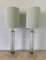 Murano Glass and Brass Table Lamps, Set of 2 1