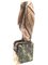 Pelikan, Mitte 20. Jh., Bronzeskulptur auf grünem Marmorsockel 4