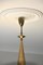 Italian Brass & Crystal Glass Ceiling Lamp from Fontana Arte, 1950s 6