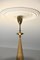 Italienische Deckenlampe aus Messing & Kristallglas von Fontana Arte, 1950er 6
