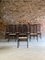 Structural Rosewood & Cane Dining Chairs by Joaquim Tenreiro, Set of 8 3