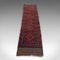 Long Tapis de Couloir Kilim Meshwari Vintage en Laine, 1930 5