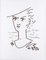 Jean Cocteau, Young Woman at the Beach, 1958, Original Lithograph 1