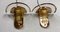 Regency Brass & Glass Wall Lights, Set of 2 8