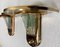 Regency Brass & Glass Wall Lights, Set of 2 15