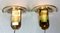 Regency Brass & Glass Wall Lights, Set of 2 2