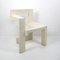 Modernist White Wooden Chair by Gerrit Rietveld 7