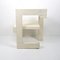 Modernist White Wooden Chair by Gerrit Rietveld 4