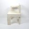 Moderner weißer Holzstuhl von Gerrit Rietveld 2