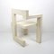 Modernist White Wooden Chair by Gerrit Rietveld, Image 5