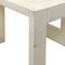 Modernist White Wooden Chair by Gerrit Rietveld 10