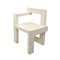 Modernist White Wooden Chair by Gerrit Rietveld 1