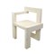 Modernist White Wooden Chair by Gerrit Rietveld, Image 1