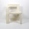 Moderner weißer Holzstuhl von Gerrit Rietveld 8