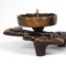 Brutalist Bronze Candlestick 7