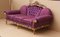 Barockes Sofa mit geschnitztem Gestell & goldenem Gestell 3