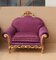 Baroque Style Carved and Golden Armchair 1