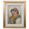 Luca Postiglione, Italian Portrait, 1900s, Oil Painting on Board, Framed 1