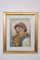 Luca Postiglione, Italian Portrait, 1900s, Oil Painting on Board, Framed 3