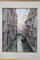 Acquarello su carta, paesaggio veneziano, incorniciato, Immagine 2