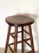 Wooden Bar Stools, 1980s, Set of 2 3