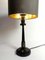 Small Art Nouveau Table Lamp With Brass and Enamel Accents, 1920s 4