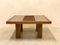 Wood and Mirror Coffee Table, 1980s, Image 3