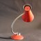 Vintage French Red Diabolo Cocotte Table or Wall Lamp with Swan Neck, 1950s 8