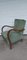 Art Deco Green Lounge Chairs, 1920s, Set of 2, Image 6