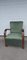 Art Deco Green Lounge Chairs, 1920s, Set of 2, Image 5