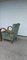 Art Deco Green Lounge Chairs, 1920s, Set of 2, Image 2