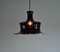 Mouth Blown Ruby Red Opaline Glass Pendant Lamp from Holmegaard, Denmark, 1980s 7