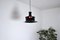 Mouth Blown Ruby Red Opaline Glass Pendant Lamp from Holmegaard, Denmark, 1980s 5