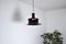 Mouth Blown Ruby Red Opaline Glass Pendant Lamp from Holmegaard, Denmark, 1980s, Image 5