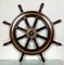 Antique Ship's Steering Wheel in Teak from John Hastie, 20th Century 1