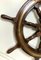 Antique Ship's Steering Wheel in Teak from John Hastie, 20th Century 3