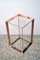 Chromed Copper Metal and Acrylic Glass Display Stands, Set of 3 10