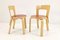 Birch No. 65 Children's Chairs by Alvar Aalto, Set of 2 3