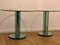 Glass Side Tables with Mirroring Glass by Luigi Massoni for Gallotti & Radice, Set of 2 11