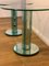 Glass Side Tables with Mirroring Glass by Luigi Massoni for Gallotti & Radice, Set of 2 10