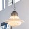 Italian Macanese Glass Spotted and Chrome Frame Ceiling Lamp by Enrico Tronconi 4