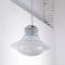 Italian Macanese Glass Spotted and Chrome Frame Ceiling Lamp by Enrico Tronconi 1