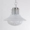 Italian Macanese Glass Spotted and Chrome Frame Ceiling Lamp by Enrico Tronconi 2