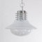 Italian Macanese Glass Spotted and Chrome Frame Ceiling Lamp by Enrico Tronconi, Image 2