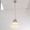 Italian Macanese Glass Spotted and Chrome Frame Ceiling Lamp by Enrico Tronconi 10