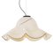 Italian Murano Cream with Black Spiral Watermark Pendant Lamp, Image 2