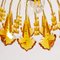 Lampada Hollywood Regency Mid-Century in ottone con cristalli di Boemia, Immagine 6