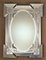 19th Century French Style Balanzone Murano Glass Mirror from Fratelli Tosi 1